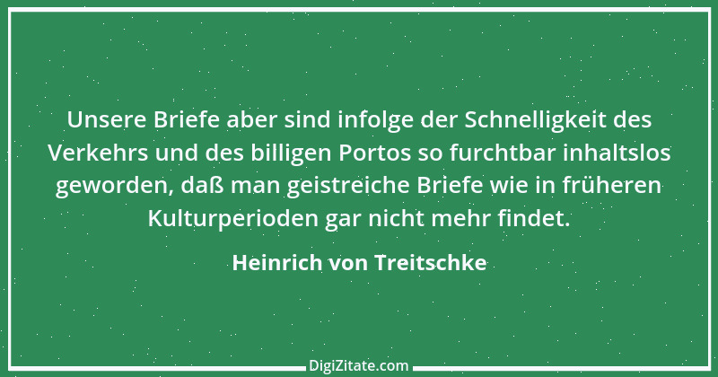 Zitat von Heinrich von Treitschke 8