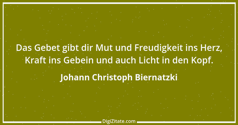 Zitat von Johann Christoph Biernatzki 1