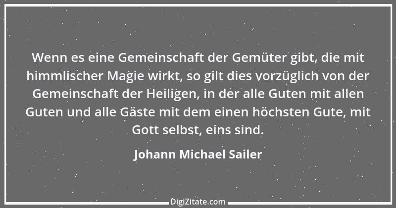 Zitat von Johann Michael Sailer 20