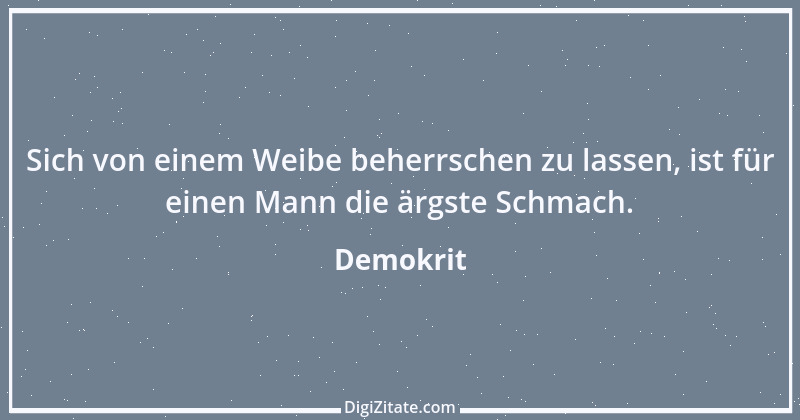 Zitat von Demokrit 4