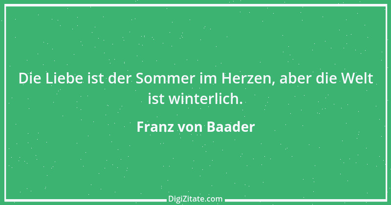 Zitat von Franz von Baader 4