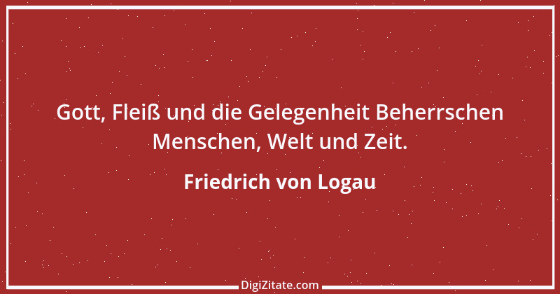 Zitat von Friedrich von Logau 55