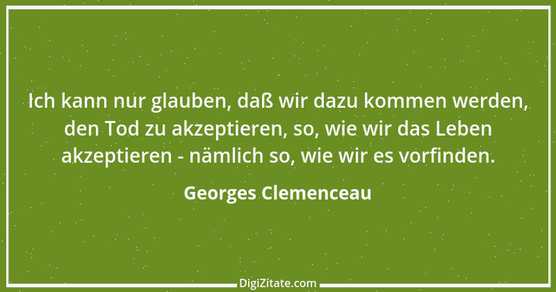 Zitat von Georges Clemenceau 32