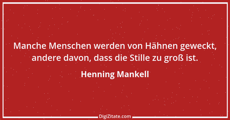 Zitat von Henning Mankell 3