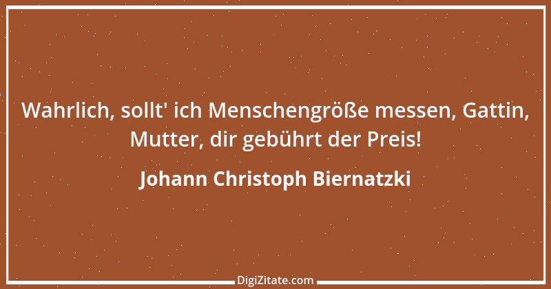 Zitat von Johann Christoph Biernatzki 2