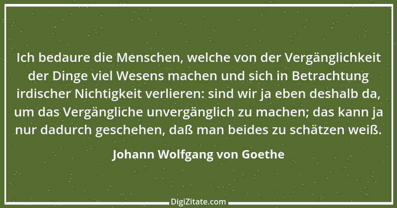 Zitat von Johann Wolfgang von Goethe 300