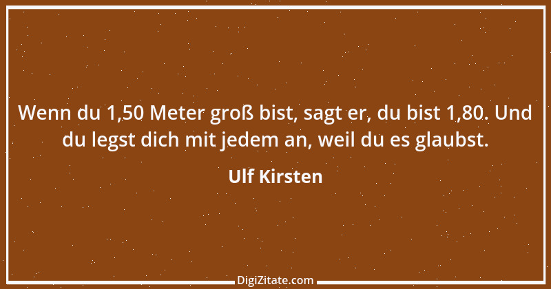 Zitat von Ulf Kirsten 1