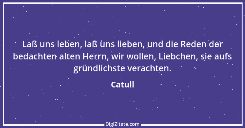 Zitat von Catull 9