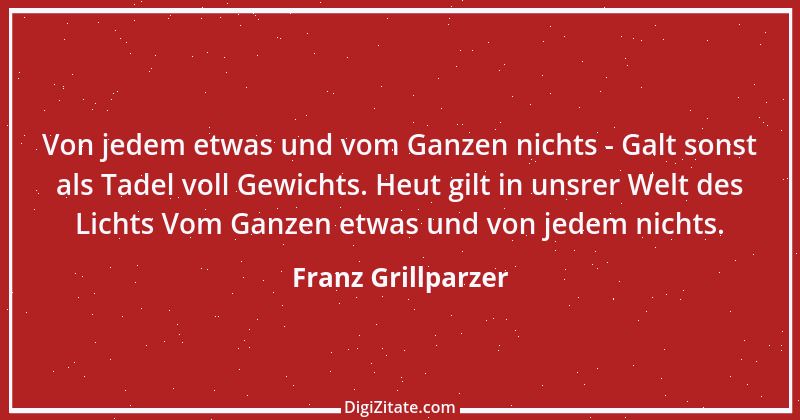 Zitat von Franz Grillparzer 147