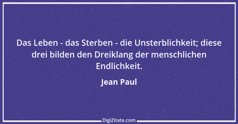 Zitat von Jean Paul 446