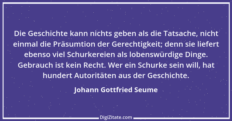 Zitat von Johann Gottfried Seume 234