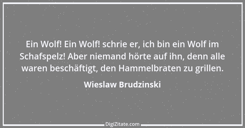 Zitat von Wieslaw Brudzinski 94