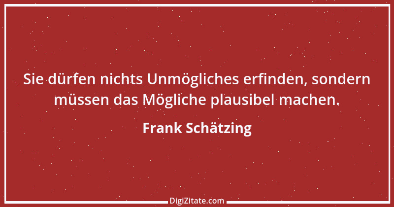 Zitat von Frank Schätzing 3