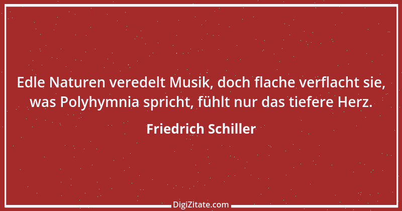 Zitat von Friedrich Schiller 1819