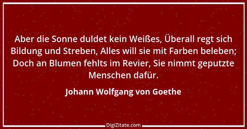 Zitat von Johann Wolfgang von Goethe 302