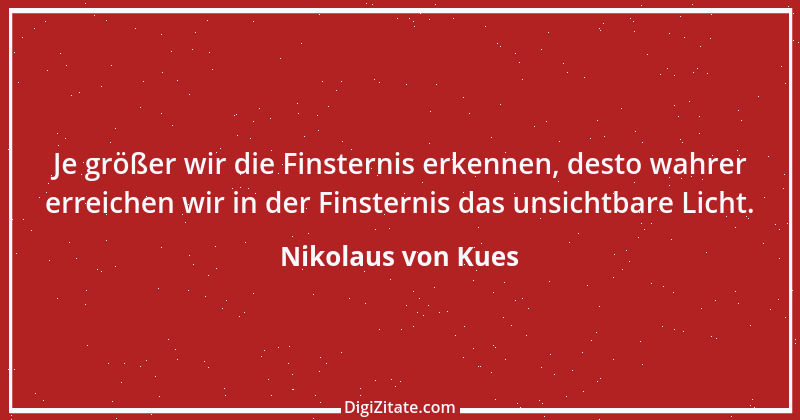 Zitat von Nikolaus von Kues 18