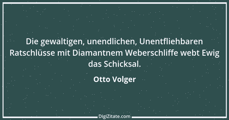 Zitat von Otto Volger 1