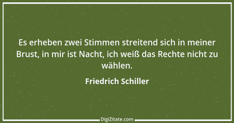 Zitat von Friedrich Schiller 1820