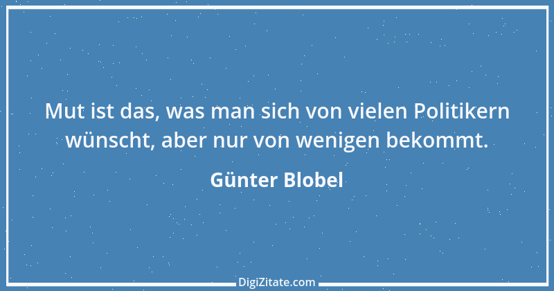 Zitat von Günter Blobel 3