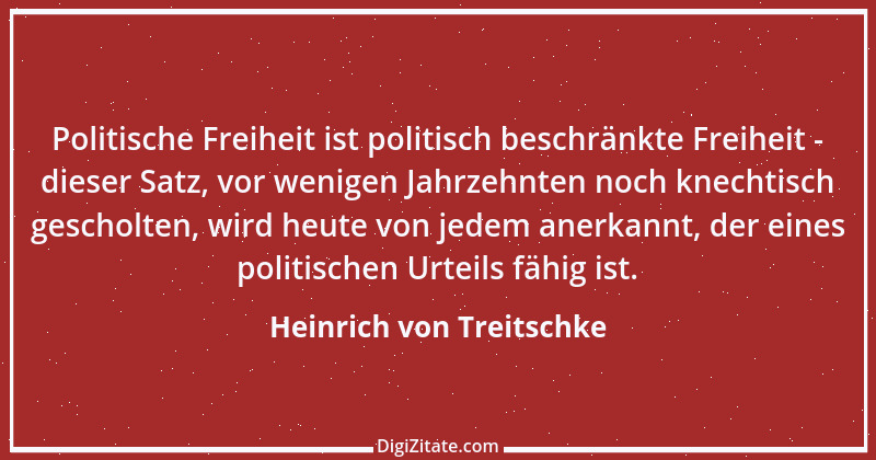 Zitat von Heinrich von Treitschke 12