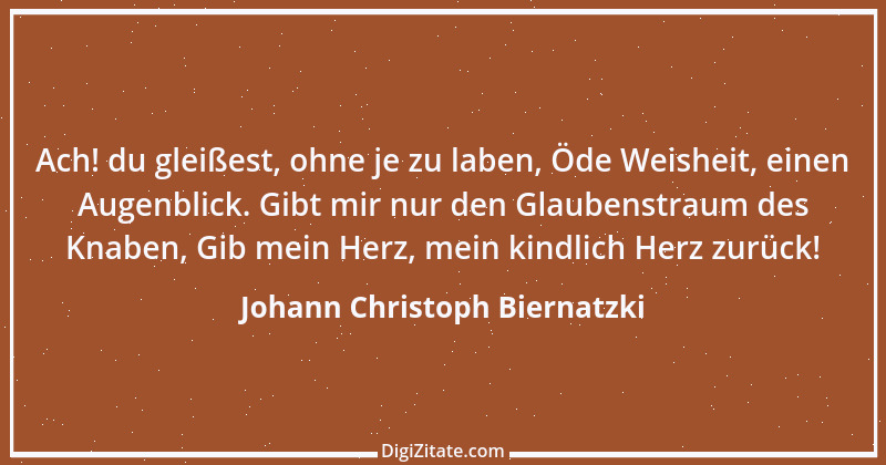 Zitat von Johann Christoph Biernatzki 5