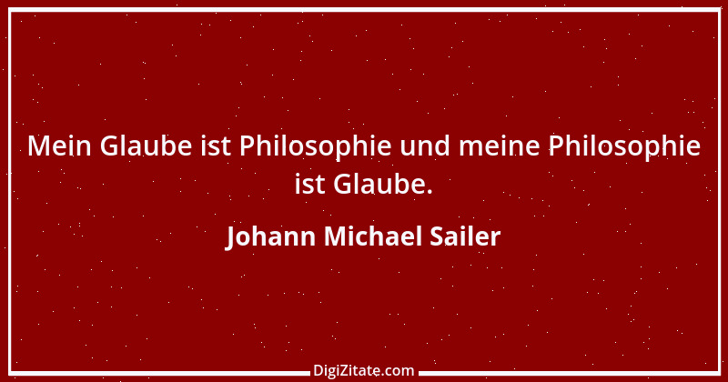 Zitat von Johann Michael Sailer 24