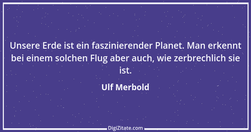 Zitat von Ulf Merbold 1