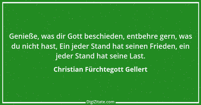 Zitat von Christian Fürchtegott Gellert 72