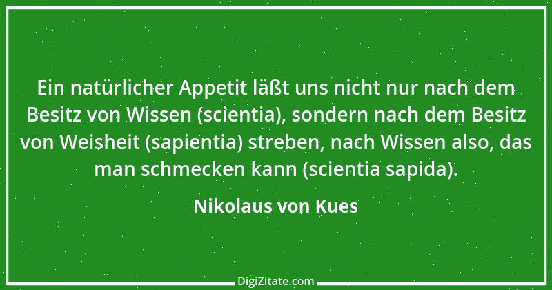 Zitat von Nikolaus von Kues 20