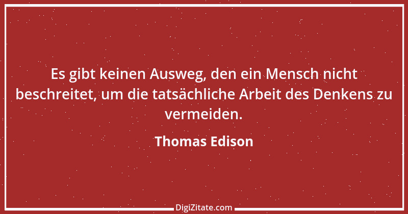 Zitat von Thomas Edison 10