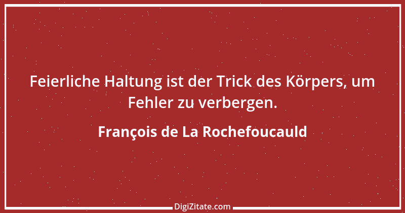 Zitat von François de La Rochefoucauld 218