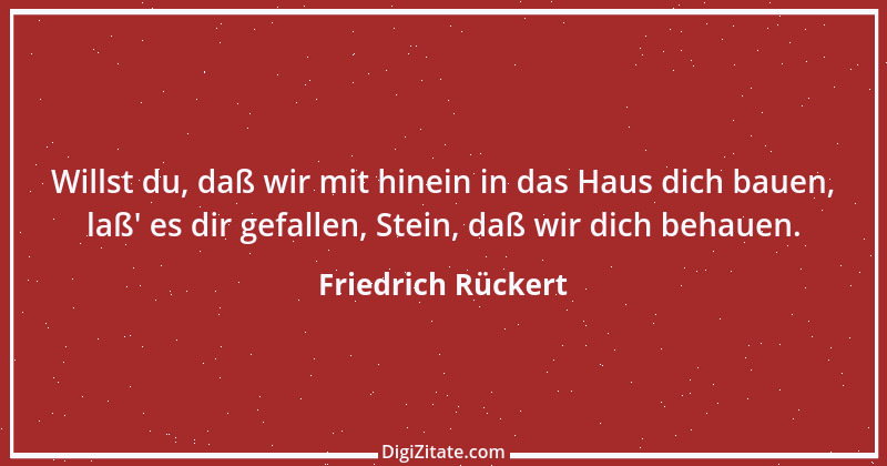 Zitat von Friedrich Rückert 274