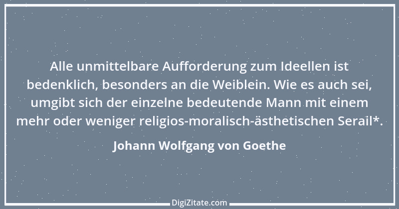 Zitat von Johann Wolfgang von Goethe 2305