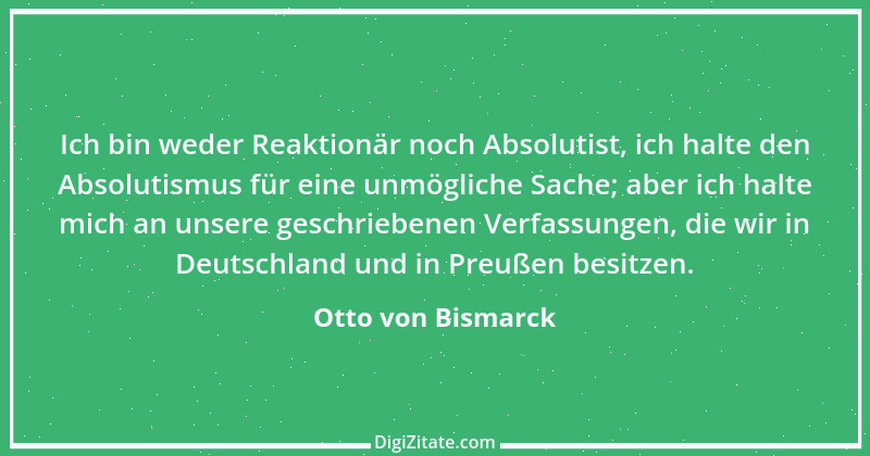 Zitat von Otto von Bismarck 3