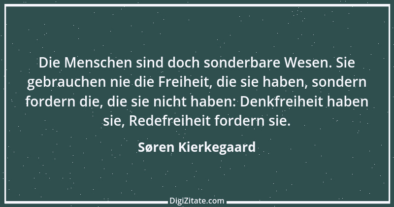 Zitat von Søren Kierkegaard 48