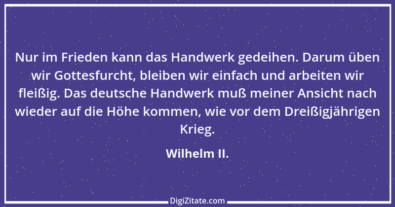 Zitat von Wilhelm II. 18