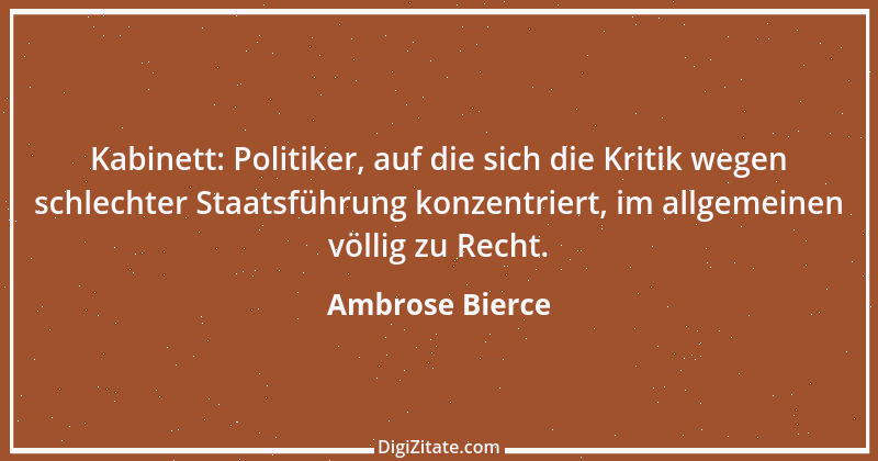 Zitat von Ambrose Bierce 14