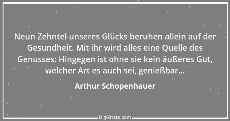 Zitat von Arthur Schopenhauer 650