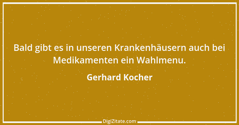 Zitat von Gerhard Kocher 293