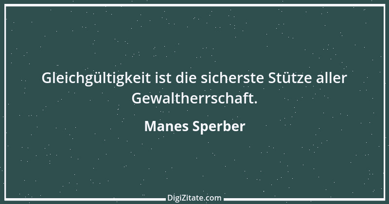 Zitat von Manes Sperber 5