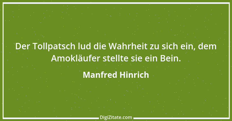 Zitat von Manfred Hinrich 1958