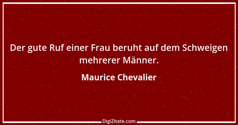 Zitat von Maurice Chevalier 19