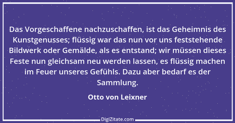 Zitat von Otto von Leixner 83