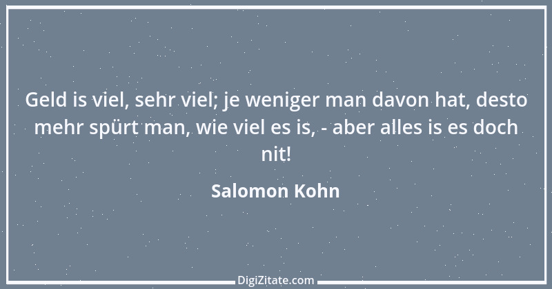 Zitat von Salomon Kohn 1