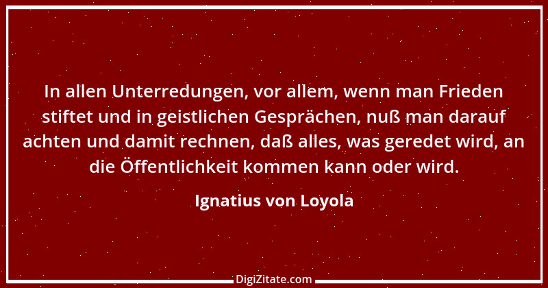 Zitat von Ignatius von Loyola 14