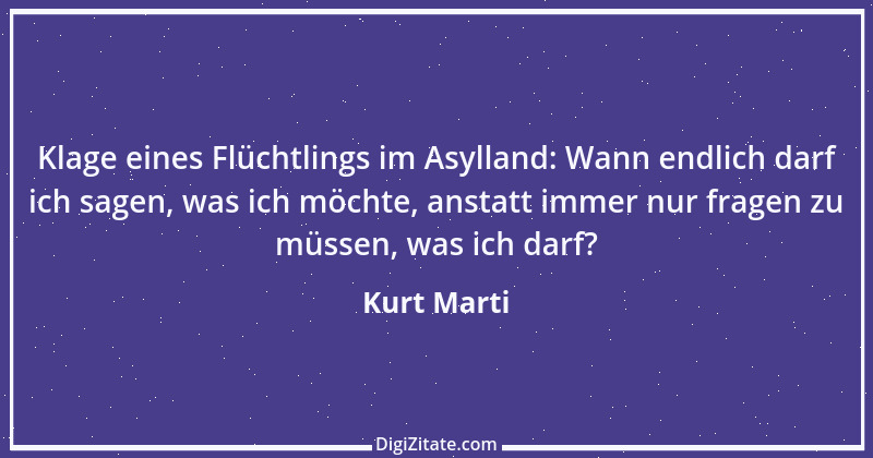 Zitat von Kurt Marti 99