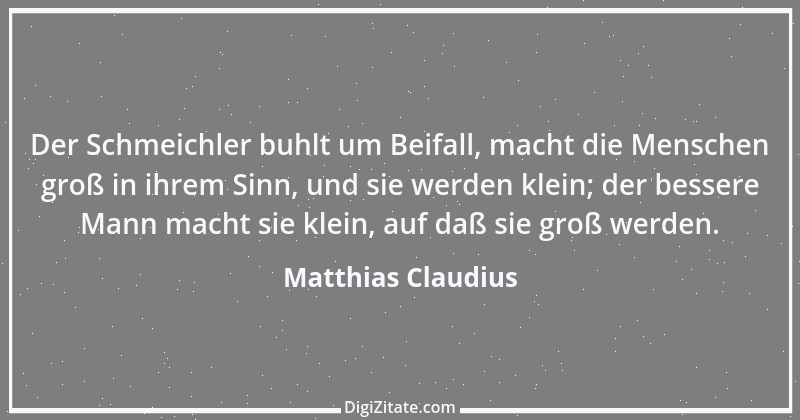 Zitat von Matthias Claudius 4