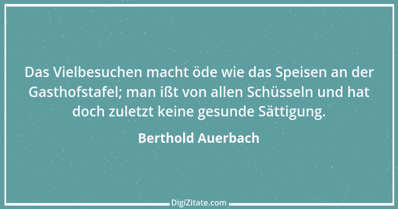 Zitat von Berthold Auerbach 152