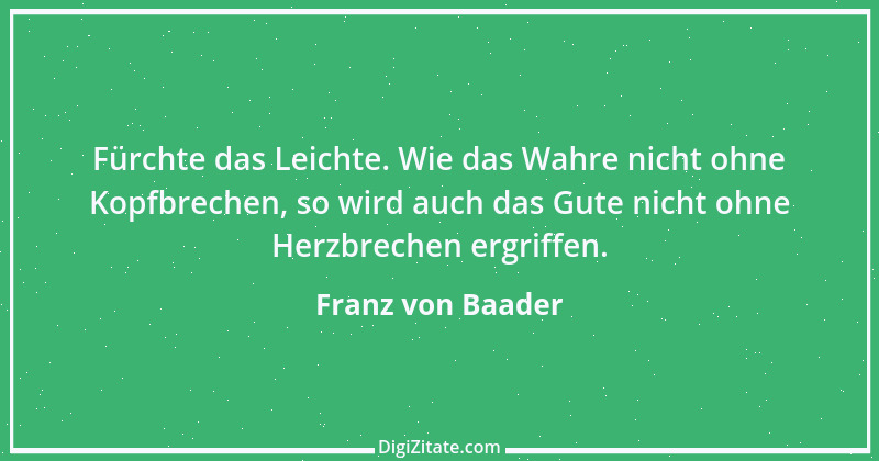 Zitat von Franz von Baader 11