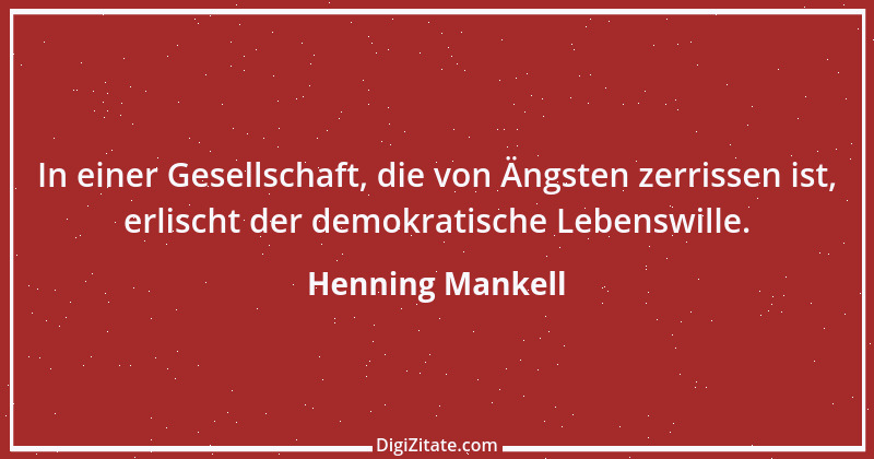 Zitat von Henning Mankell 10